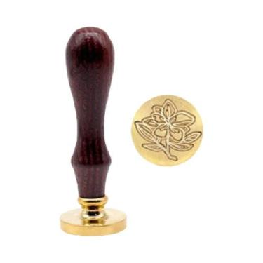 Imagem de Carimbo De Cera Metálico Retrô Antigo Para Selagem De Convites De Casa