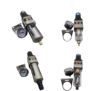 Imagem de ZOKGVLUNM AW2000-02 aw3000-03D Filtro de compressor de ar válvula redutora de pressão/controlador de velocidade de fluxo de ar/interruptor de pressão/regulador de filtro (AW2000-02D, núcleo de cobre)