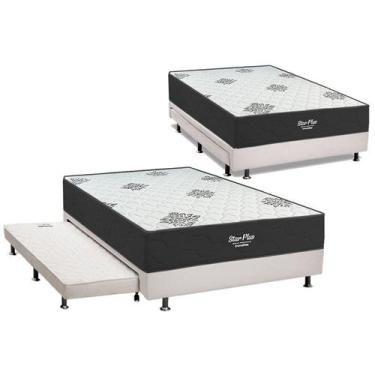 Imagem de Cama Box c/ Aux Conjugado Casal Inovaflex Star 138x188