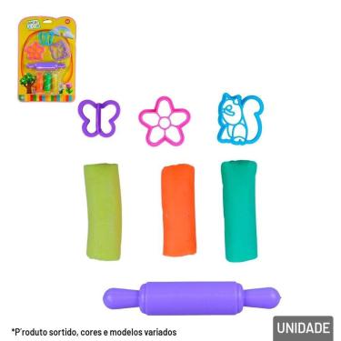 Imagem de Massinha de Modelar 07 Peças com Molde - Tudo em Caixa