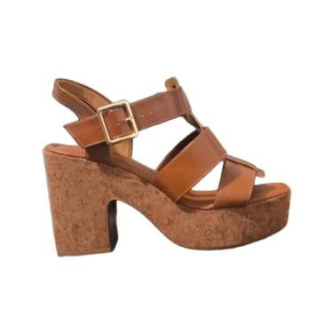Imagem de Sandalia Bebece Feminino - Marrom