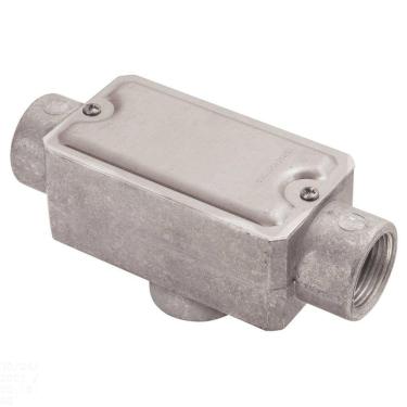 Imagem de Condulete Fixo 3/4" Tipo "tb" - Com Tampa / Rosca Bsp / Sem Pintura Tramontina