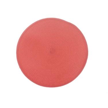 Imagem de Jogo Americano Vermelho Mesa Posta Prato Jantar Almoço