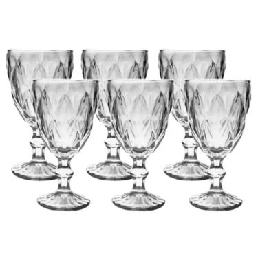 Imagem de Conjunto De Taças De Vidro Diamond 310 Ml – Elegância Para Todas As Ocasiões