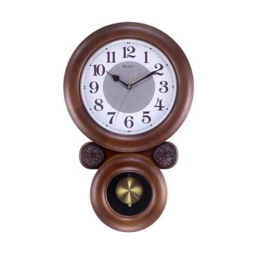 Imagem de Relógio De Parede Musical Com Pêndulo Herweg 530014