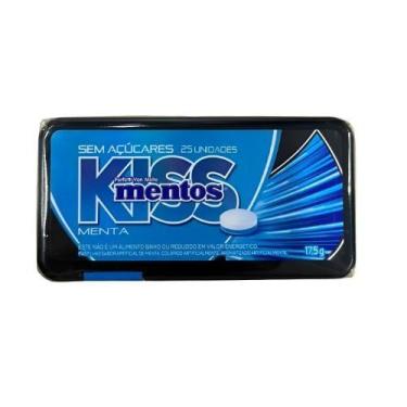 Imagem de Bala Mentos Kiss Menta Van Melle 1Un - Fruit-Tella (Van Melle)