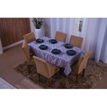 Imagem de Toalha De Mesa Retangular 8 Lugares Jacquard 1,35X2,60 - Bf Confeccoes