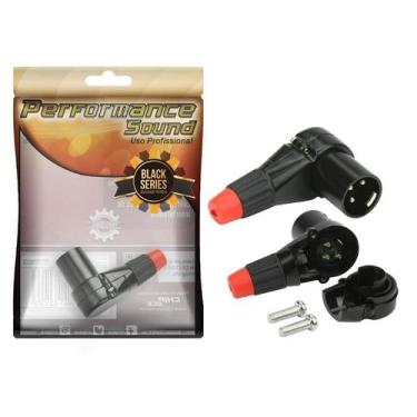 Imagem de Plug Cannon Macho 90º Premium Profissional Black Séries - Performance 