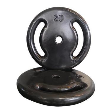 Imagem de Par Anilha Emborrachada 20Kg - Anilhas&Cia