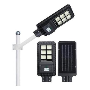 Imagem de Luminaria Publica Poste Energia Solar 240W Sensor Controle - Asus