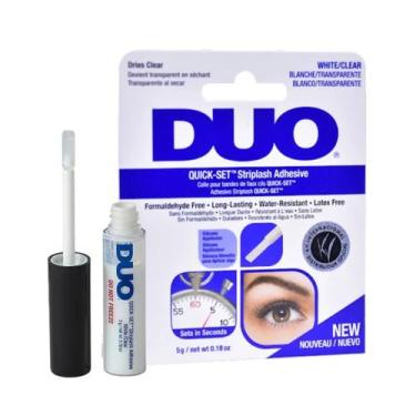 Imagem de Cola DUO Transparente com Pincel Aplicador para Cílios Postiços de Sec