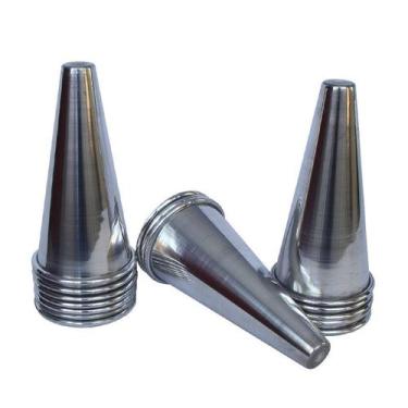 Imagem de Kit 10 Formas de Cones 10cm Para Fazer Massa de Pizza Cone - Pontual U