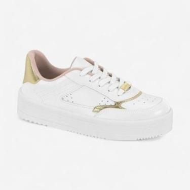 Imagem de Tênis Moleca Casual Feminino Branco-Feminino