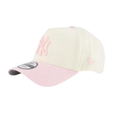 Imagem de Boné New Era 940A-Frame 2tone New York Yankees Rosa-Masculino