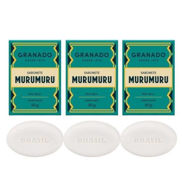 Imagem de Kit 3 Sabonete Em Barra Murumuru Tratamento Pele Seca Hidratante 90g