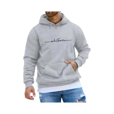 Imagem de Moletom Feminino Casual De Outono Inverno Com Estampa De Letras, Manga