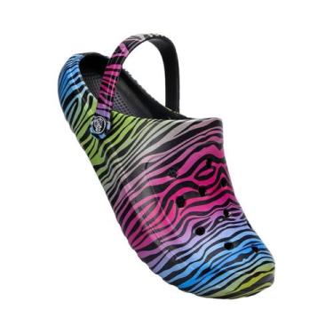 Imagem de Chinelo Feminino Tie-Dye Leve Antiderrapante Confortável Para Praia E 