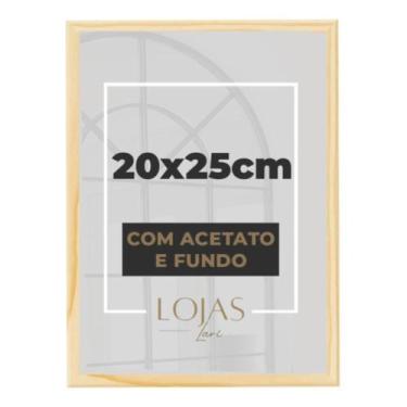 Imagem de Moldura Quadro 20x25cm Com Acetato Fotografia Poster Retrato - Pinus -