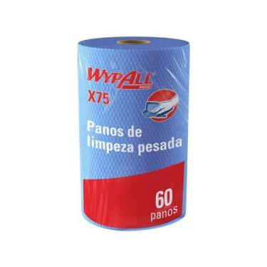 Imagem de Pano de Limpeza Multiuso Microfibra WypAll - X75 60 Unidades