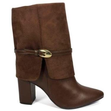 Imagem de Bota Via Marte Napa Casual Camurça Feminino 021-029-01-Feminino