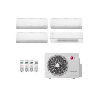 Imagem de Ar-Condicionado Multi Split Inverter LG 36.000 (3x Evap HW 9.000 + 1x Evap Cassete 1 Via 12.000) Só Frio 220V