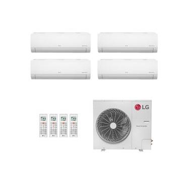 Imagem de Ar-Condicionado Multi Split Inverter LG 48.000 (2x Evap HW 9.000 + 1x Evap HW 12.000 + 1x Evap HW 18.000) Só Frio 220V