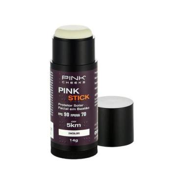 Imagem de Protetor Solar e Base Pink Stick Fps90 FPUVA70 Incolor 5km - 14g - Pin