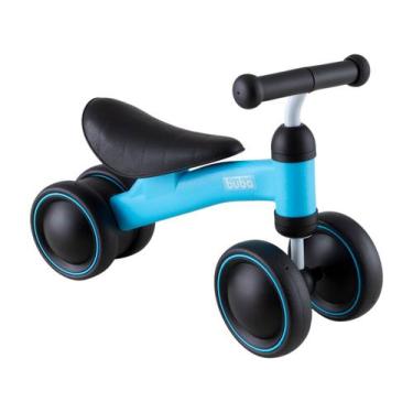 Imagem de Bicicleta de Equilíbrio Infantil Buba 4 Rodas Azul Rosa Sem Pedal para