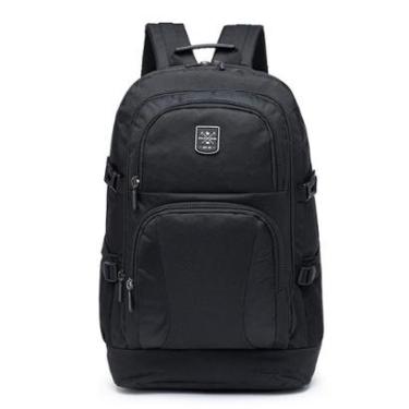 Imagem de Mochila Polo One Masculina Trabalho Executiva Casual Viagem Preta Espaçosa 27L-Masculino