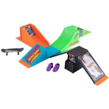 Imagem de Hot Wheels Skate Conjunto de Rampas com Conectores de Pista - Mattel