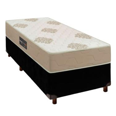 Imagem de Conjunto Cama Box Com Colchão Solteiro Inova D33 Inovaflex - Preto