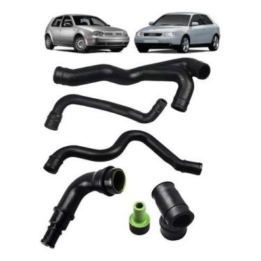 Imagem de Kit Mangueira Respiro Óleo Audi A3 A4 S3 TT 1.8 Motor Turbo Volkswagen