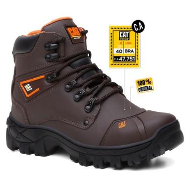 Imagem de Bota Masculino Coturno Biqueira Pvc Segurança Com C.a Envio Imediato -