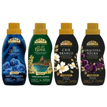 Imagem de Kit 4 Amaciantes Concentrados Coala 1L The Queen Sol do Brasil Orquíde