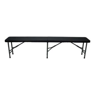 Imagem de Banco Dobrável Picnic Robust Bench com Alça NTK - Preto - Nautika