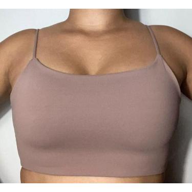 Imagem de Top Fitness Duplo  Alça Fina Suplex Poliamida Compressão - Landim Stor