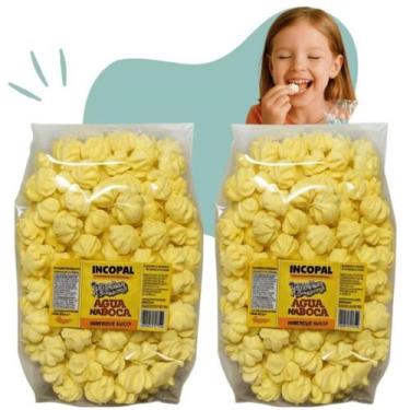 Imagem de 400Mini Suspiros Artesanais Merengue com Sabor Caseiro 2x140g - Incopa