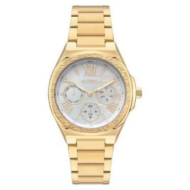Imagem de Relógio Euro Feminino Multiglow Dourado - EU6P79AG/4B-Feminino