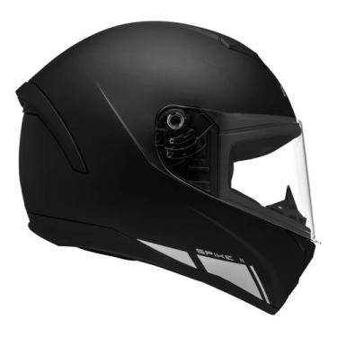 Imagem de Capacete Moto Fechado Peels Spike Ii 2nd Preto Fosco Prata, 56