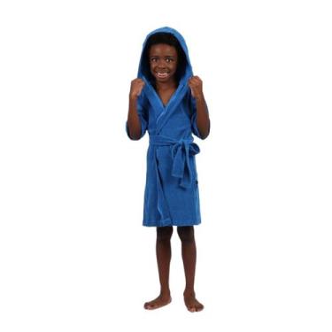 Imagem de Roupão infantil kids junior azul royal siri kids 38531, Azul, 8