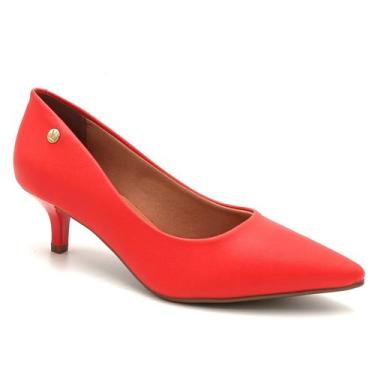 Imagem de Sapato Scarpin Feminino Salto Baixo Vizzano 1122.828, Bege, 35