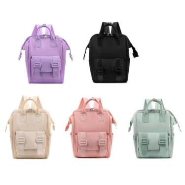 Imagem de Mochila Bolsa Maternidade Reforçada p/ Fralda Mamadeira - Bag, Roxo