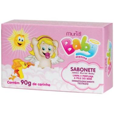 Imagem de Sabonete para Bebê de Barra Nova Muriel Baby  - Sentidos Meninas 90g