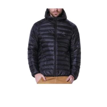 Imagem de Jaqueta Bobojaco Puffer Plus Size Masculina Capuz Removível Gominhos -