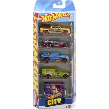 Imagem de Pack 5 Carrinhos Hot Wheels City Mattel