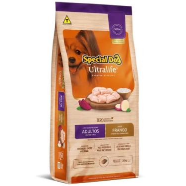 Imagem de Ração Special Dog Ultralife para Cães Adultos Raças Pequenas Sabor Fra