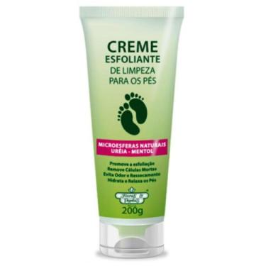 Imagem de Creme Esfoliante Flores E Vegetais Limpeza P/ Pés 200g - Flores & Vege