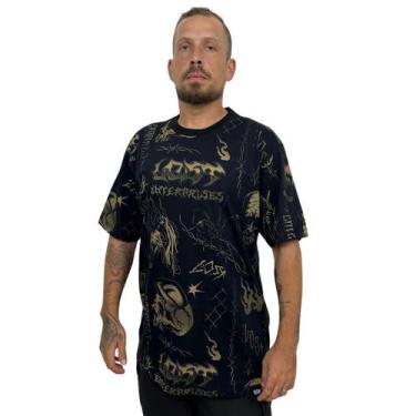 Imagem de Camiseta Lost Especial Enterprises Full Tamanho:GCor:Preto, G, Preto