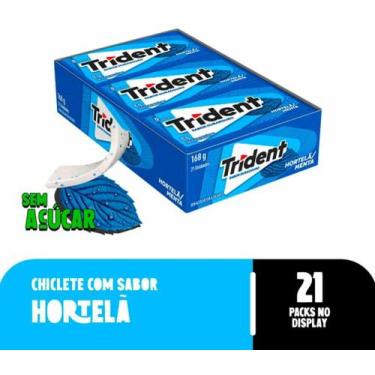 Imagem de Chiclete Trident Hortela Display c/ 21 unidades