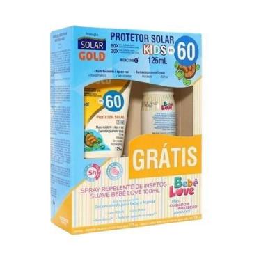 Imagem de Kit Protetor Solar Gold 60 FPS 125 ml + Repelente Bebe Love 5 Hrs 100 